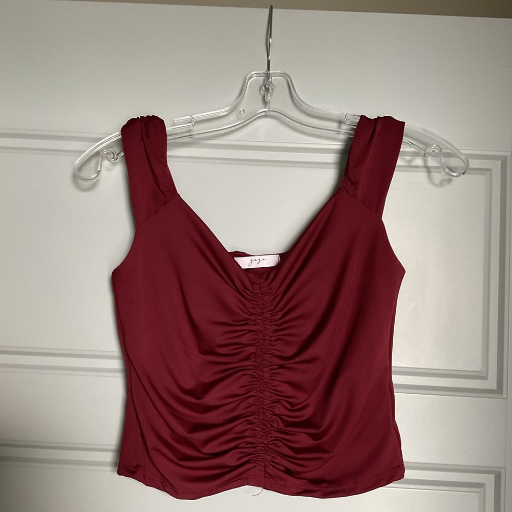 Burgundy Sweetheart Tank Top - Picture 5 of 7